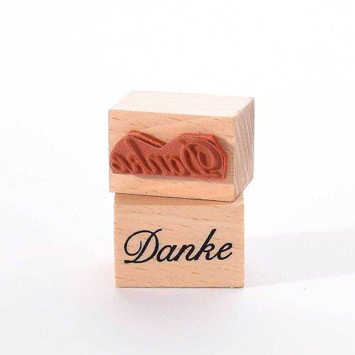 Motivstempel Titel: Danke (schreibschrift)