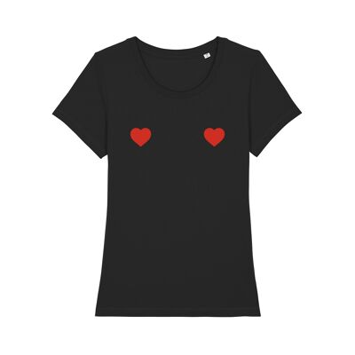 CAMISETA NEGRA COEURBOOBS mujer