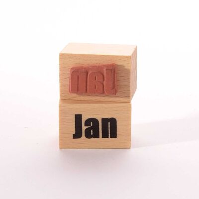 Motivstempel Titel: Monate - Jan