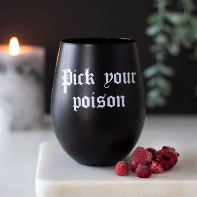 Choisissez votre verre à vin sans pied Poison