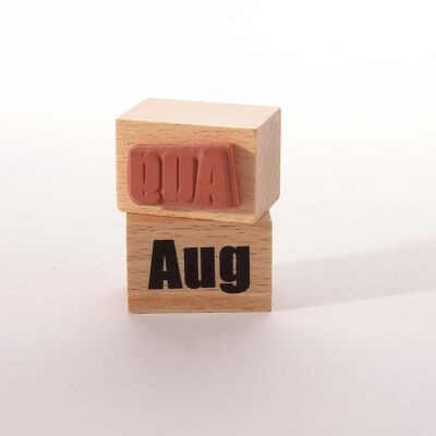 Motif stamp Title: Months - Aug