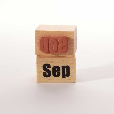 Motivstempel Titel: Monate - Sep