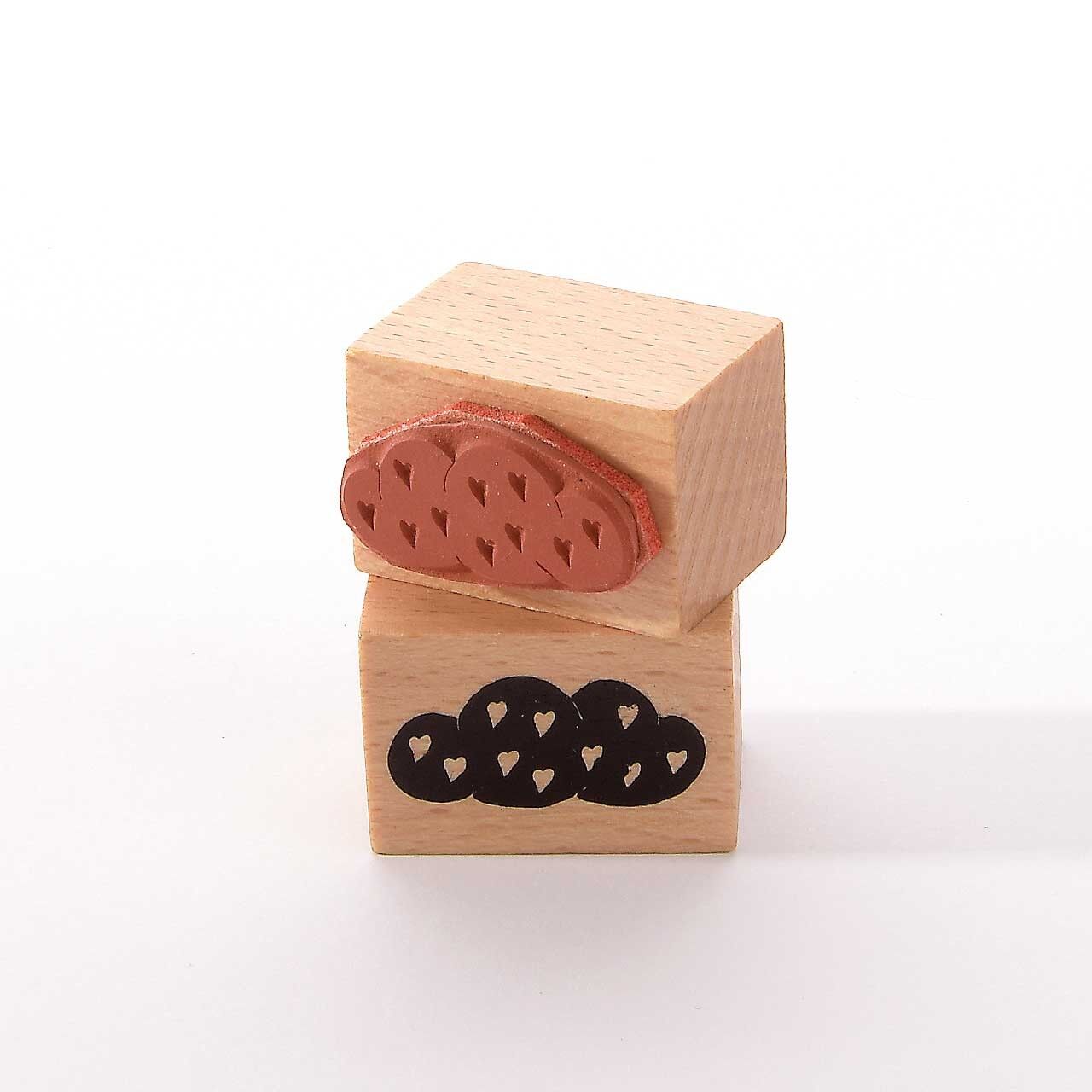 Timbro a motivo Titolo: Piccola nuvola con cuori