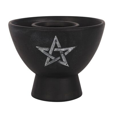 Bol en terre cuite noir Pentagram Smudge