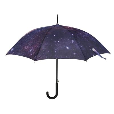 Lila Sternenhimmel-Regenschirm