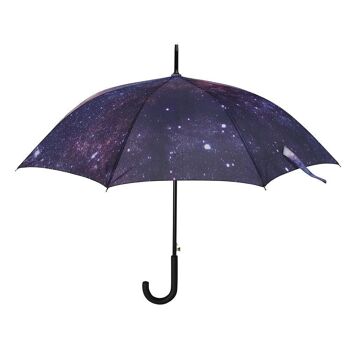 Parapluie ciel étoilé violet 1