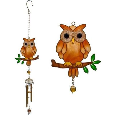 Gufo Marrone Windchime