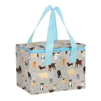 Bolsa de almuerzo con estampado de perros