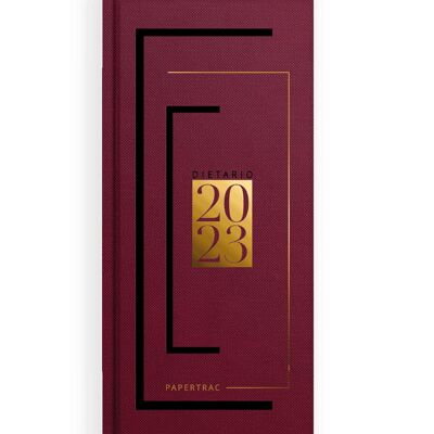 Papertrac - Dietario 2/3 Bordeaux 2023
