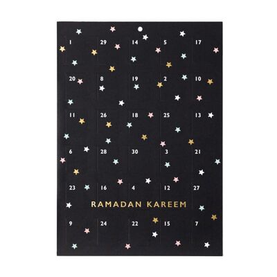 Stelle "Ramadan Kareem" Kids Countdown to Eid Good Deeds Calendario cartaceo