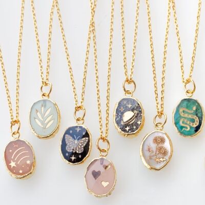 Dames ketting | Zodiac steen | gekleurde ketting | diverse soorten