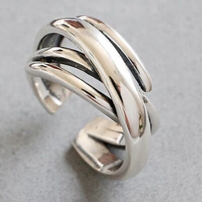 Anello in argento sterling 925 | anello signore | argento | taglia unica