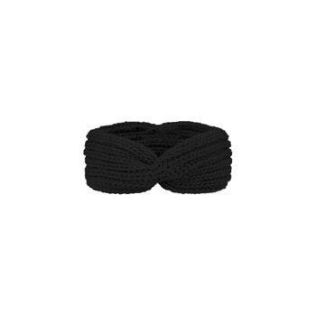 Bandeau tricoté pour femme avec des nœuds élégants 2