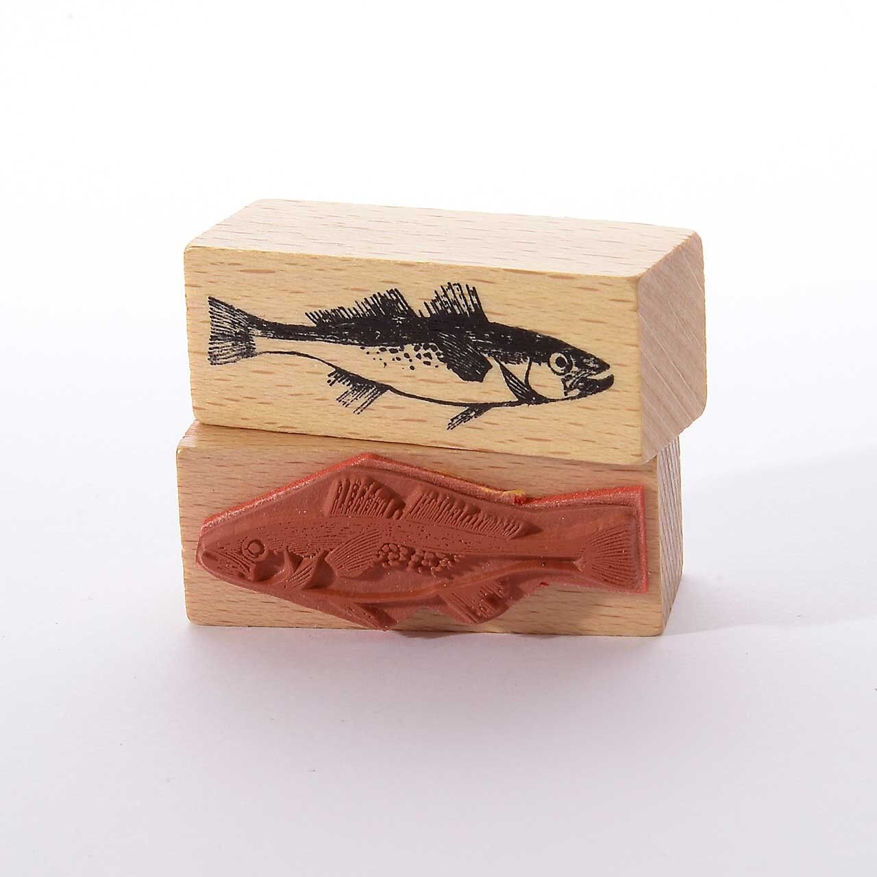 Titolo del francobollo con motivo: Il vecchio lucioperca è un grande luccio