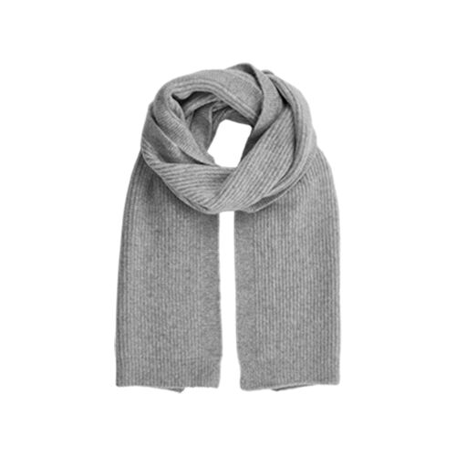 Warmer grauen Schal für Damen - 30x180cm
