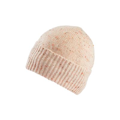 Classic women's beanie with a stylish turn-up