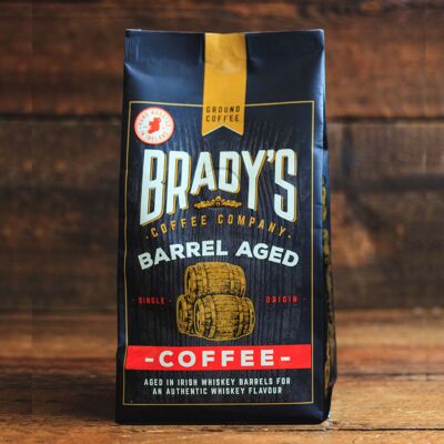 Caffè macinato, sacchetto di caffè per whisky invecchiato in botte di Brady, 227 g