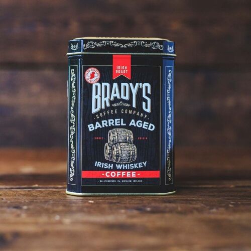Ground Coffee, Brady's Barrel-Aged Whiskey Coffee Tin, 227g