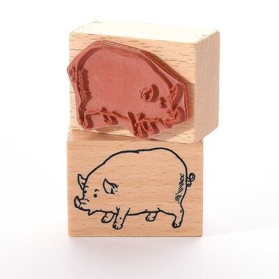 Motif stamp title: Pig