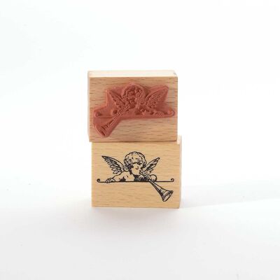 Motif stamp title: Angel with trombone