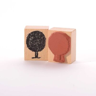 Motif stamp Title: Small Round Tree