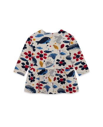 Robe en peluche bleu et rouge pour fille de la collection club de pêche - 11339726 2