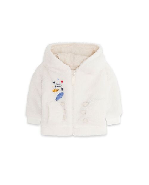 Chaqueta pelo de niña color blanco y azul de la colección fishing club - 11339721