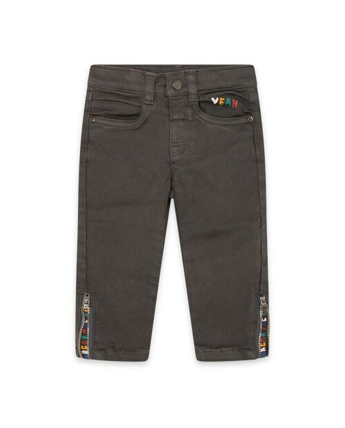 Pantalón sarga de niño color gris de la colección connect - 11339639