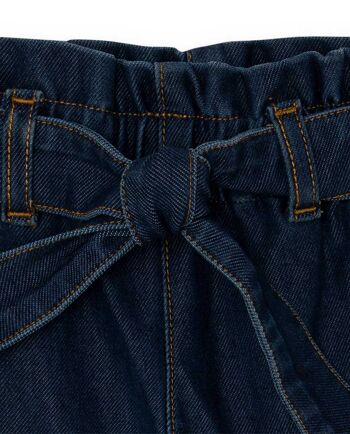 Pantalon denim bleu et orange pour fille de la collection crafted - 11339571 3
