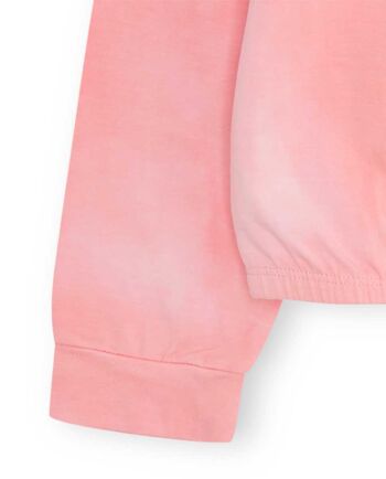 T-shirt en maille rose et gris pour fille de la collection wild & free - 11339477 4
