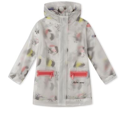 Trench grigio e rosa per bambina della collezione wild & free - 11339465