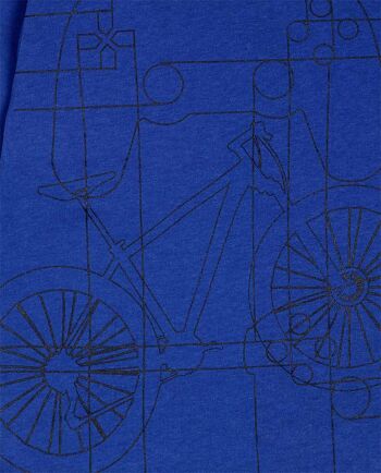 T-shirt en maille bleu et gris pour garçon de la collection active - 11339422 3
