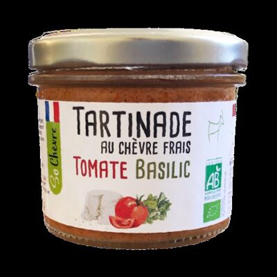 Tartinade au chèvre frais Tomate et Basilic Bio