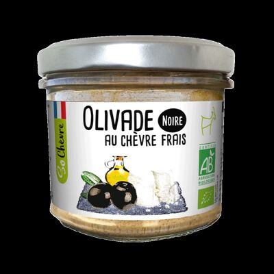 Olivade Noire au chèvre frais Bio