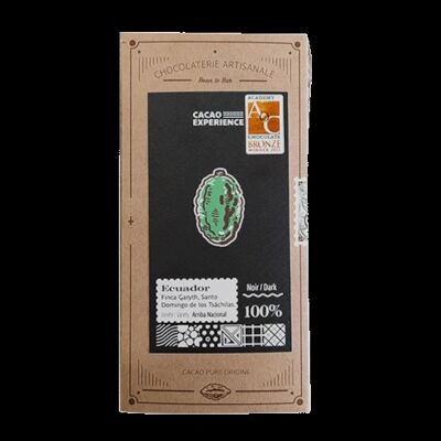 Chocolat Noir ECUADOR 100% origine Equateur