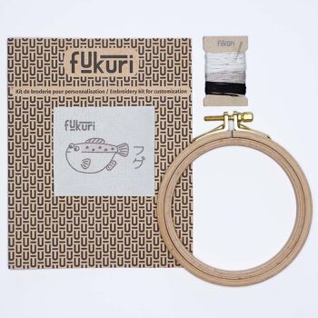 Kit Broderie - Nippon Fugu - Kit complet 2