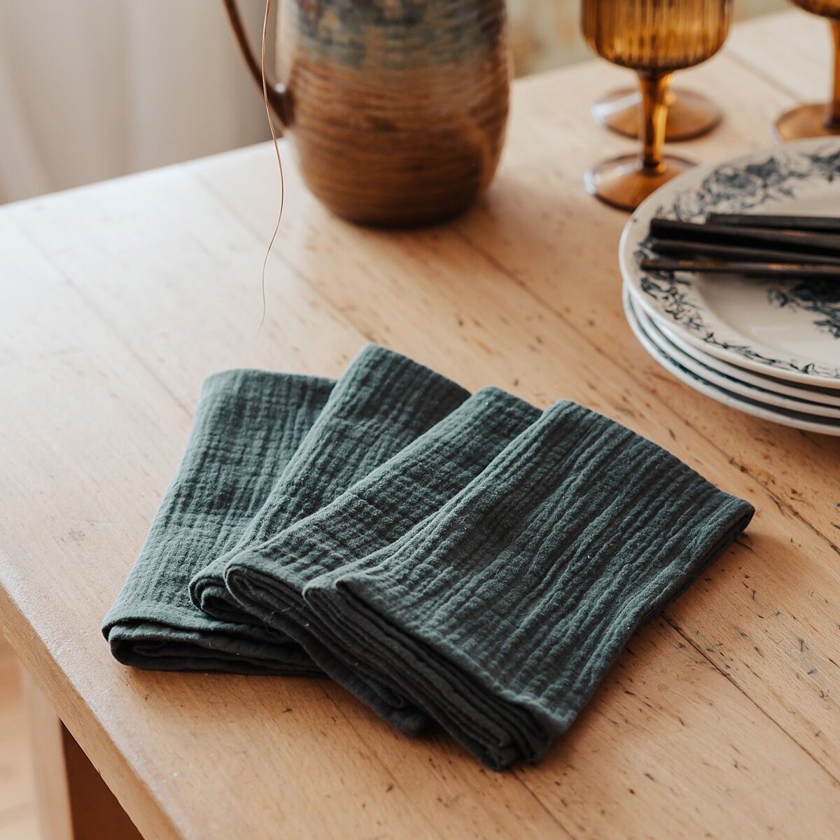 Servietten - Grünspan