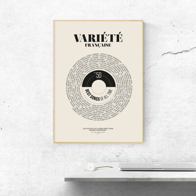 Poster The perfect playlist - French variety