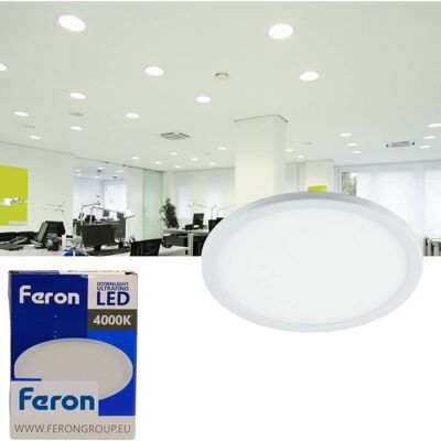 Downlight LED ultrapiatto Feron | Tondo Incasso |Modello AL508 | Faretto led da incasso a soffitto | oblò led| 3
