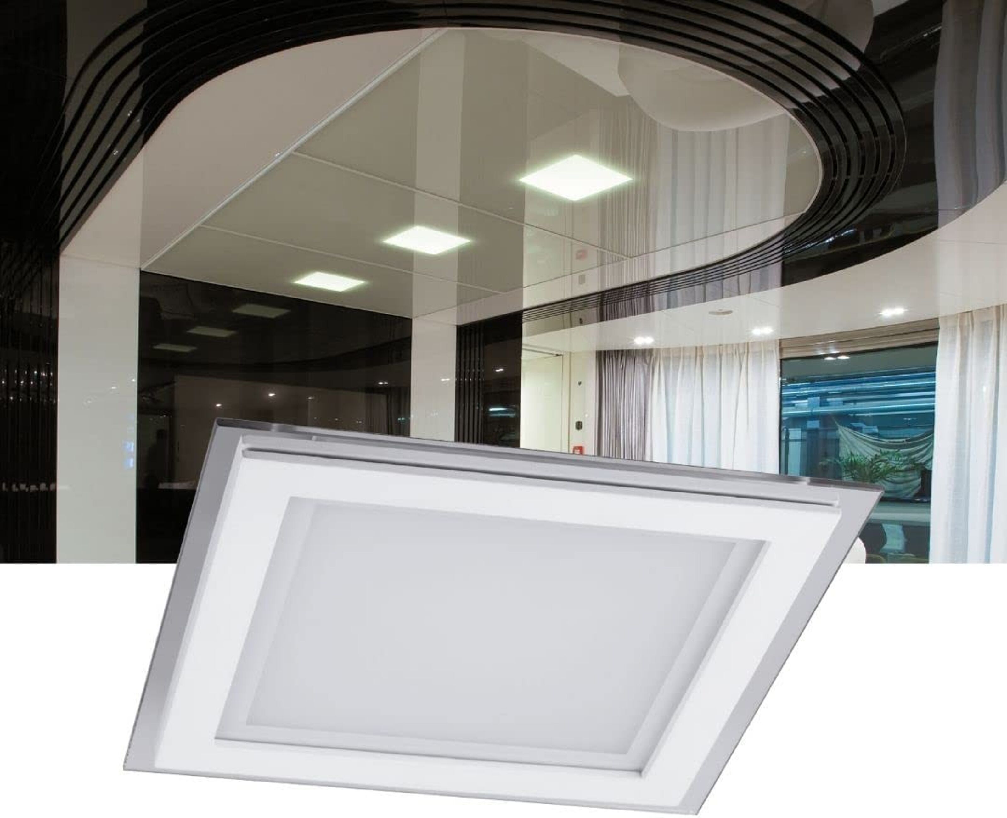 Compra Feron Downlight LED ultrafino, Empotrable Panel Downlight LED, Modelo  AL2111, Foco empotrable led techo, Ojos de buey de led