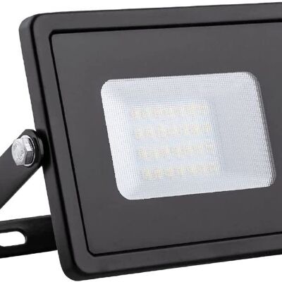 FERON LED Proiettore | Faretto a LED per Portici, Garage, Patio, Stadio | Proiettore ultrasottile IP65 | Angolo di apertura 120º | Riflettore | 6