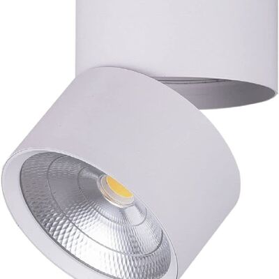 Lampada da parete LED Feron Surface | Faretti a soffitto a LED Faretti a superficie girevole | Faretti LED da interno 2415LM | Lampada faretto da soffitto IP40 | Angolo di apertura 120º