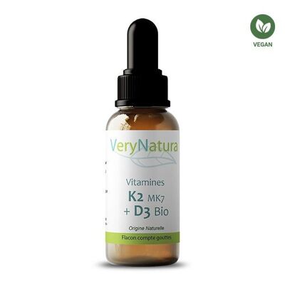 Vitamine K2 MK7 D3 Bio : Os & Immunité