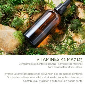 Vitamine K2 MK7 D3 Bio : Os & Immunité 3