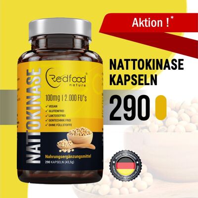Nattokinase 290 Kapseln - ohne Füllstoffe *