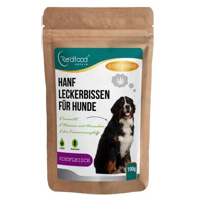 Hanfleckerbissen für Hunde - Lebergeschmack