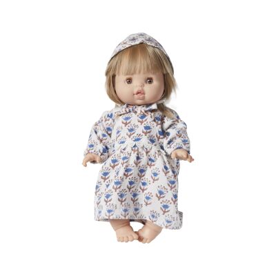 Alezia Vestido Muñeca Kerala Crudo Azul