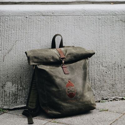 Gentle Style waxed backpack