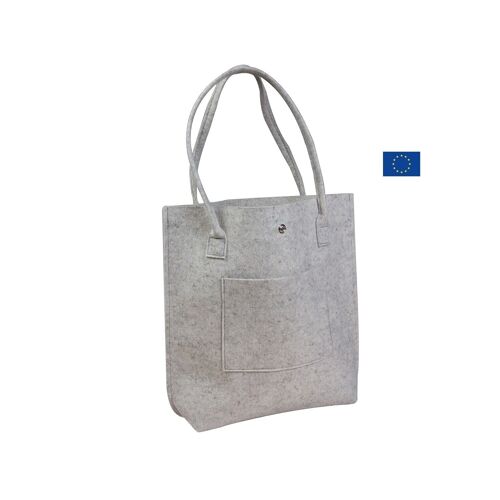 Sac - tote bag artisanal design en feutre de laine