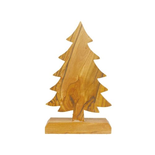 Sapin Noël bois olivier- Décoration et cadeaux Noël